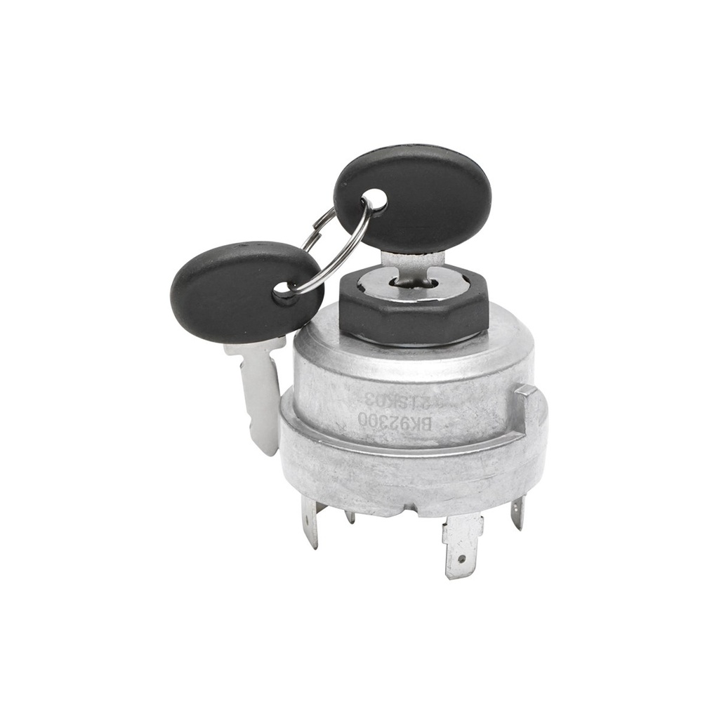 Contact pornire cu cheie, 12V, 7 pini, fi 50mm, filet de prindere fi 21mm pentru Fiat, Case IH