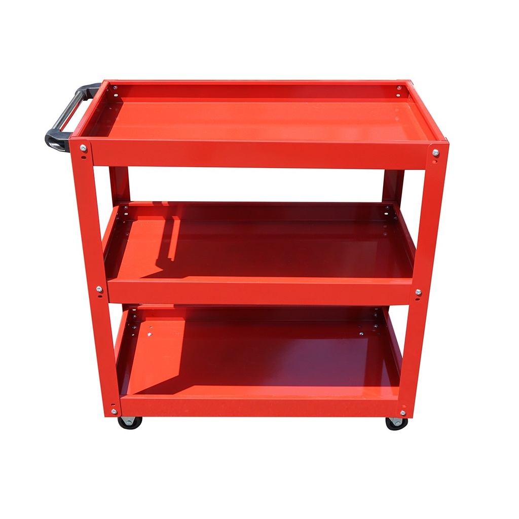 Carucior scule metalic pe roti cu 3 rafturi 760x710x355mm