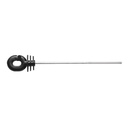 Izolator inelar 250mm cu tija filetata M6 gard electric