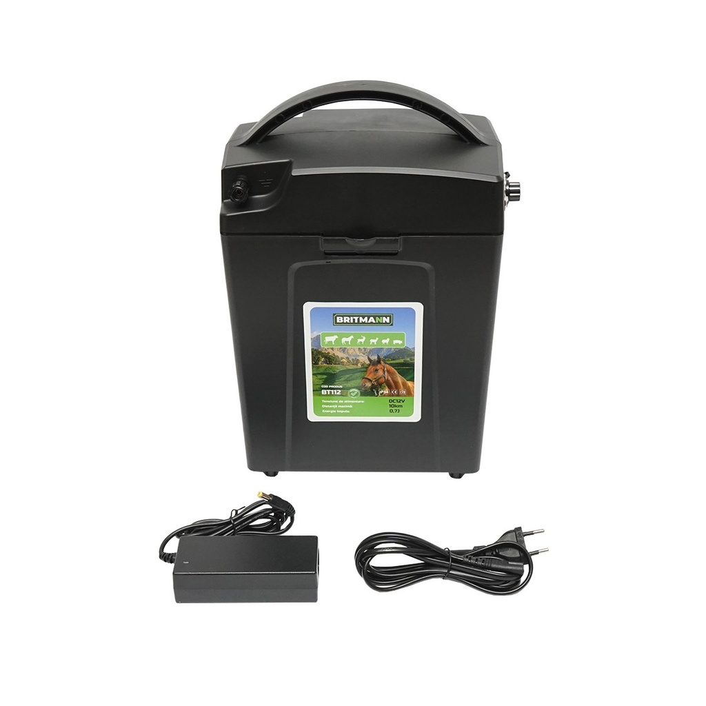 Aparat generator de impulsuri 0,7 Joule tensiune 12V gard electric Britmann