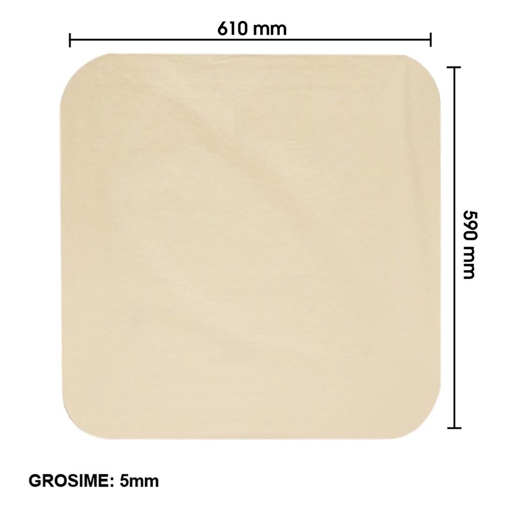 Geam 590x610mm usa pentru Tractor Forestier