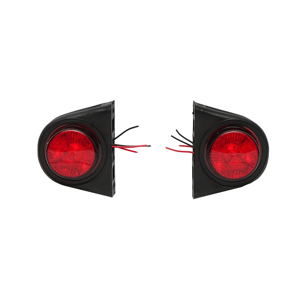 Lampi laterale de gabarit cu LED 12/24V, rosu-alb