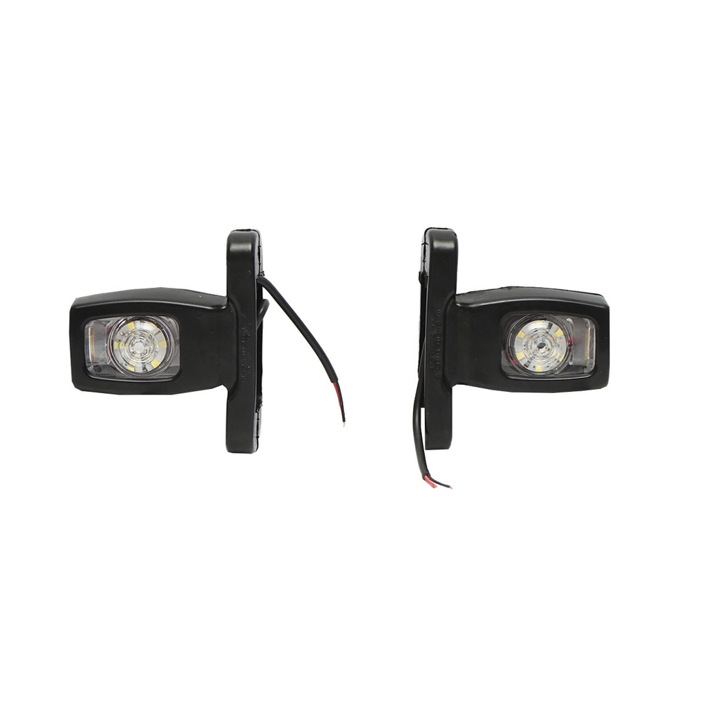 Lampi laterale de gabarit cu LED 12/24V, rosu-alb-galben