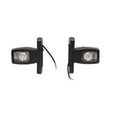 Lampi laterale de gabarit cu LED 12/24V, rosu-alb-galben