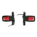 Lampa laterala de gabarit cu LED 12/24V, rosu-alb-galben