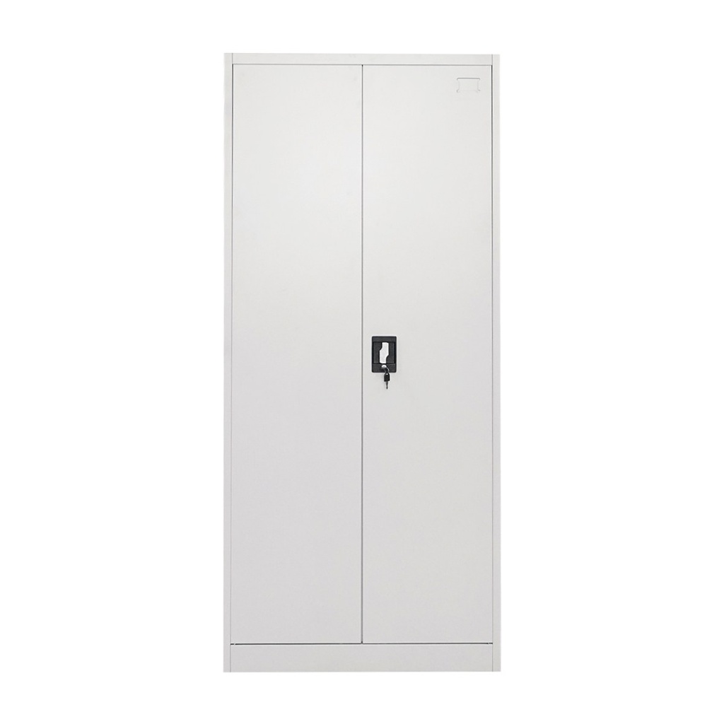 Dulap metalic fiset 1800x800x350mm cu 2 usi securizate, 4 polite, gri