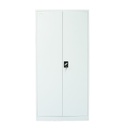 Dulap metalic fiset tip vestiar 1950x920x500mm cu 2 usi securizate, 4 polite, gri