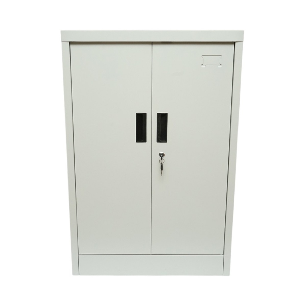 Dulap metalic fiset 600x400x900mm cu 2 usi securizate, 1 polita, gri