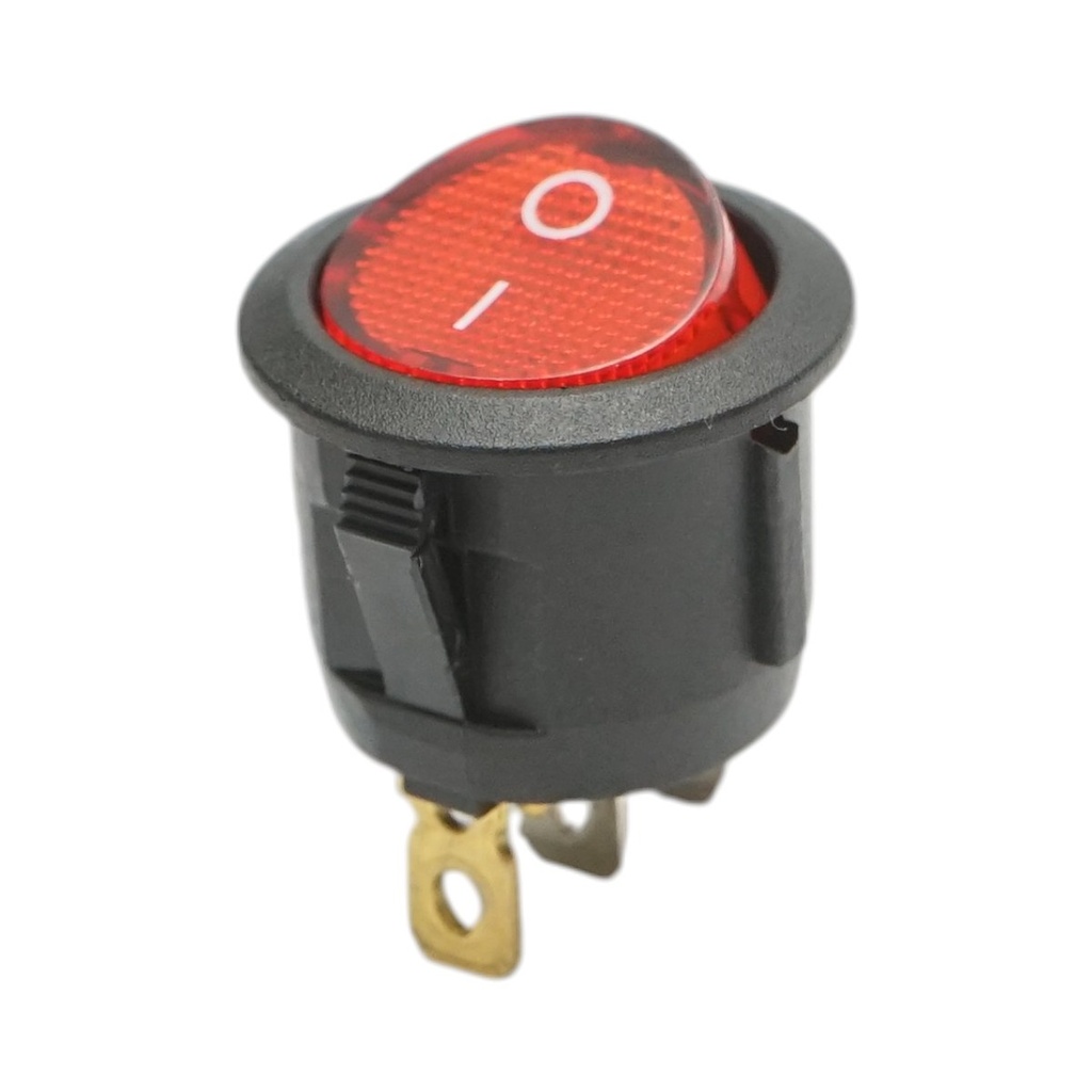 Buton intrerupator ON-OFF cu 3 pini 12V/10A, 250V AC/6A
