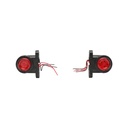 Lampi laterale de gabarit cu LED 12-24V, rosu-alb FR0102