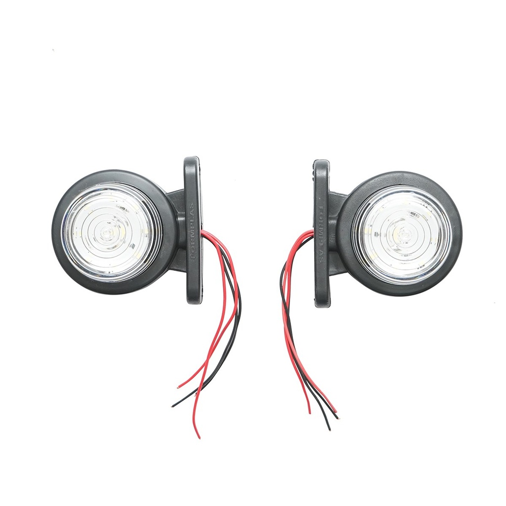 Lampi laterale de gabarit cu LED 12/24V, rosu-alb