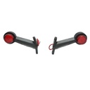 Set Lampi laterale de gabarit cu LED 12/24V, rosu-alb