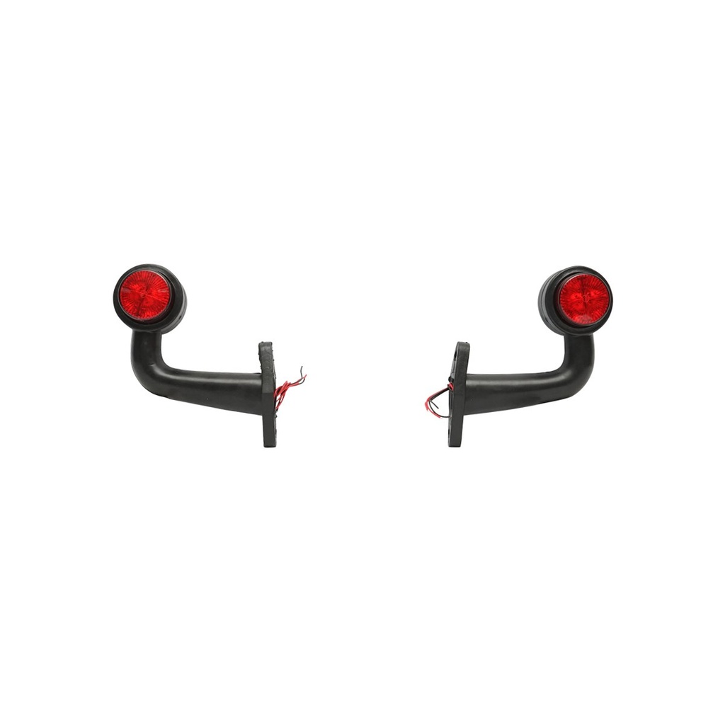 Set lampi laterale de gabarit cu LED 12/24V, rosu-alb FR0115