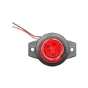 Lampa laterala de gabarit cu LED 12-24V, rosu FR0169