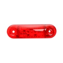 Lampa laterala de gabarit LED rosie 12-24V, FR0174