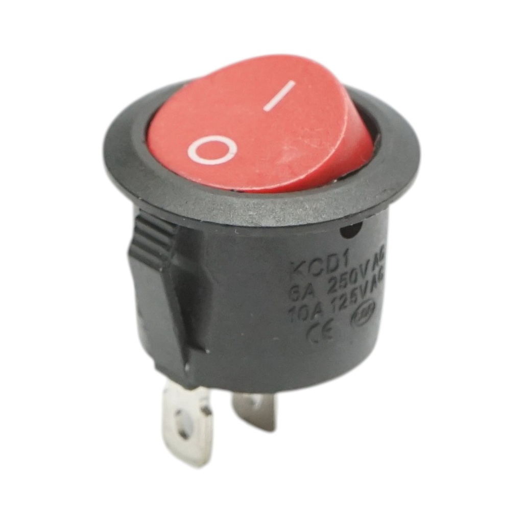 Buton intrerupator ON-OFF cu 2 pini 12V/10A, 250V AC/15A