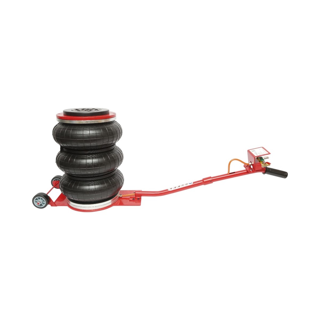 Cric pneumatic profesional 150-400mm cu perna de aer, presiune de lucru 8-12 bar, sarcina maxima 6T