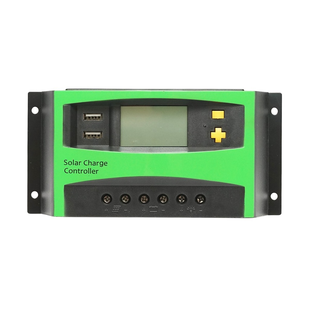 Regulator tensiune pentru panou solar 30A 12V/24V 2X port USB