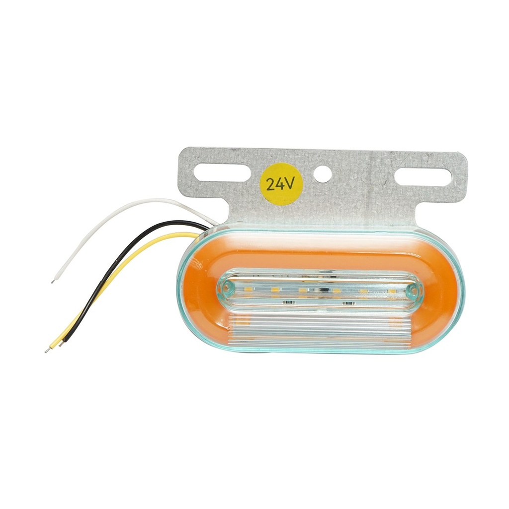 Lampa laterala de gabarit galben-alb cu 6 LED-uri 24V