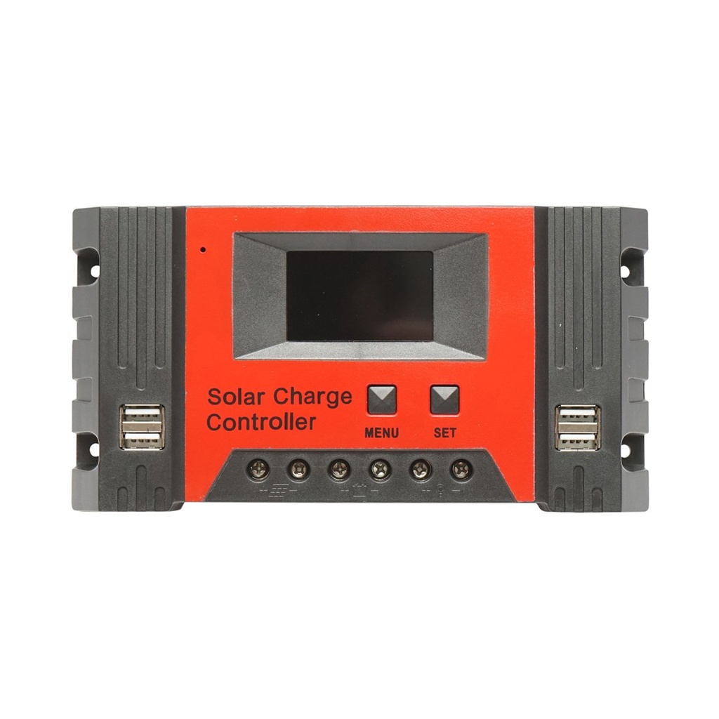 Regulator tensiune PWM panou solar 30A 12V/24V 4X port USB (12V=390W) (24V=780W) max. 50V
