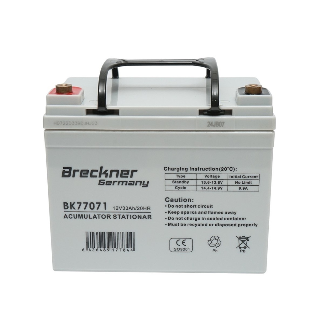 Baterie sistem solar cu gel 12V 33Ah 20HR 196x130x155mm FCG12-33