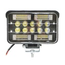 Proiector/lampa slim cu cozoroc 78W 4 zone SMD si 6 LED-uri cu lupa 10-30V 12V/24V