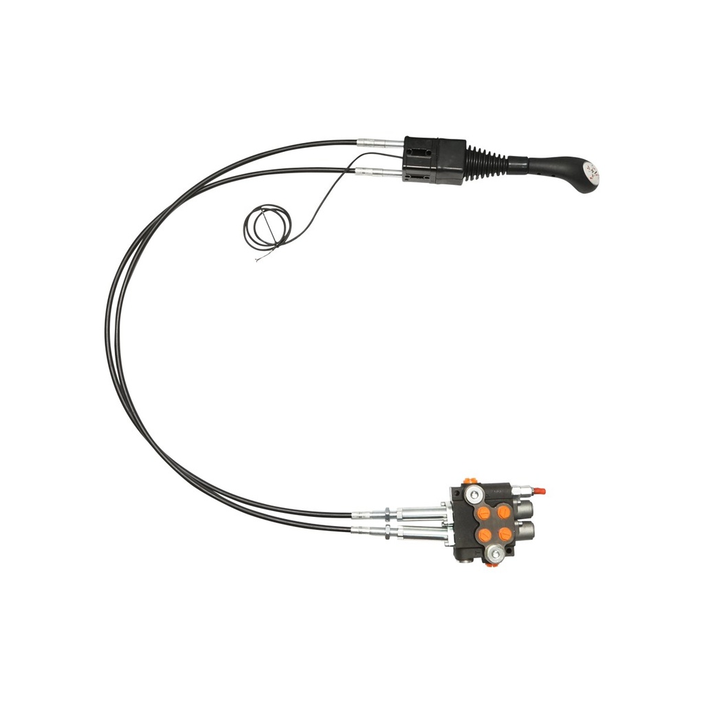 Distribuitor hidraulic P40 315 bar 2 cai si joystick si cablu 1,5M 40L/min