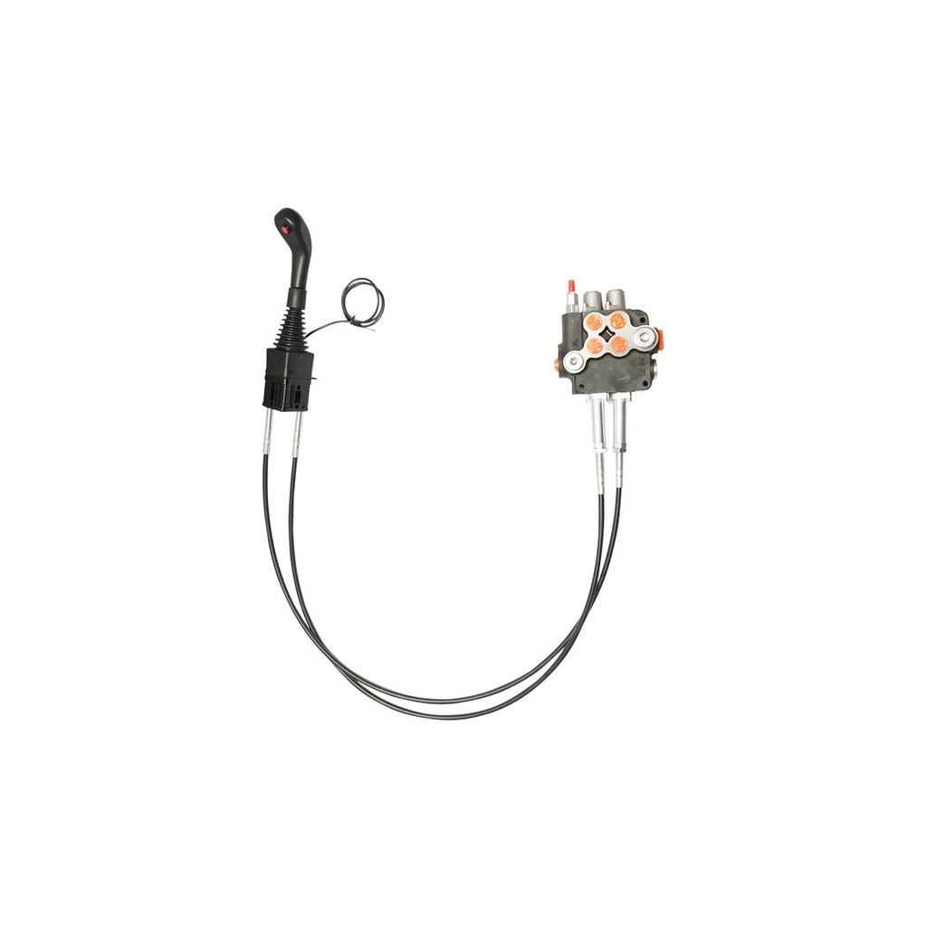 Distribuitor hidraulic P80 315 bar 2 cai si joystick si cablu 1,5M 80L/min
