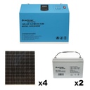 Kit sistem solar fotovoltaic mobil, cu invertor Hybrid PMW 1,6KW , panouri de 300W, si acumulatori 85Ah