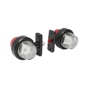 Lampa pozitie led rosu-alb 12-24V