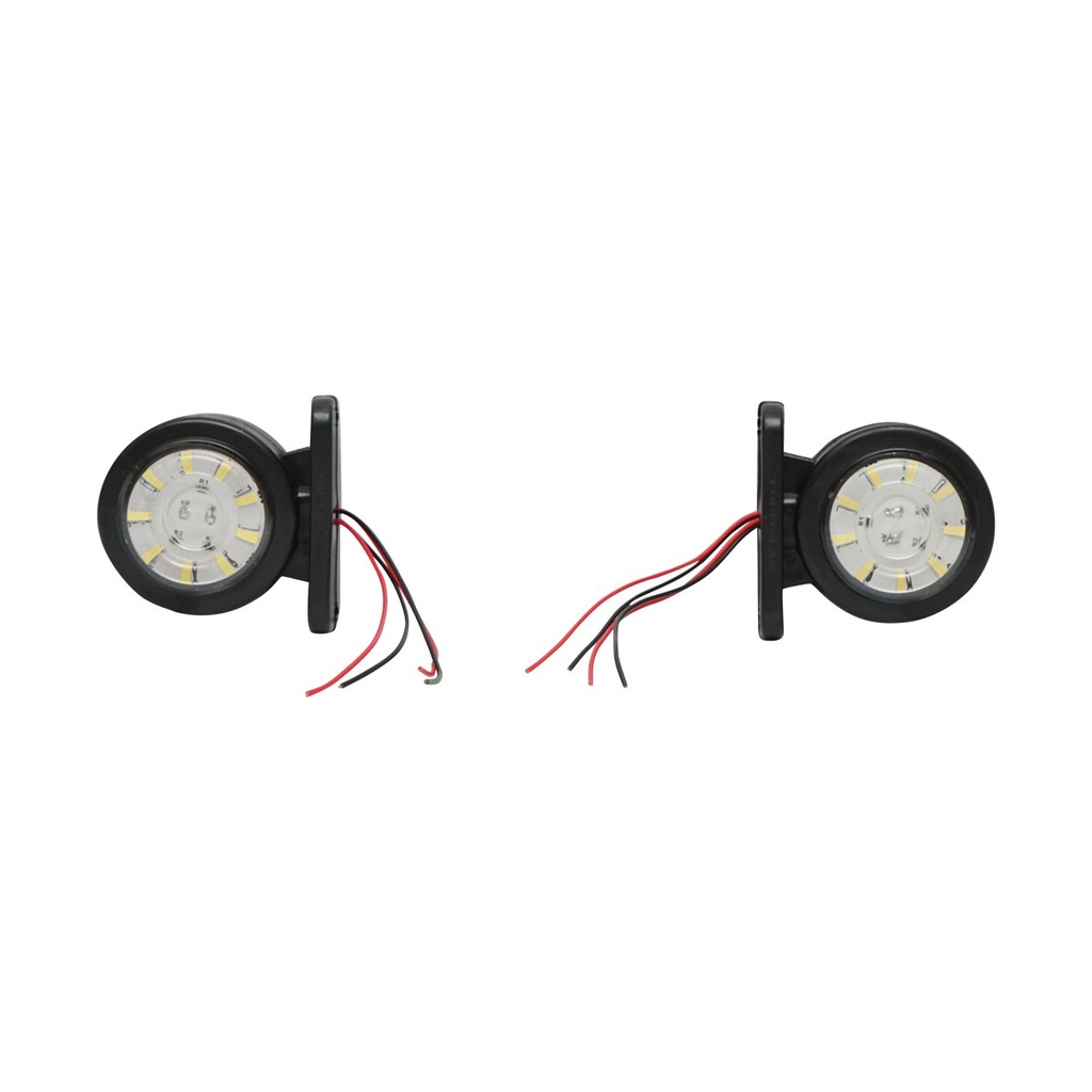 Lampa pozitie led rosu-alb 12-24V