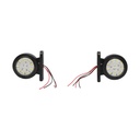 Lampa pozitie led rosu-alb 12-24V