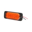 Lampa laterala stroboscopica LED galbena 116mm 12-24V FR1278Y