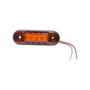 Lampa laterala LED galbena 12-24V FR0170