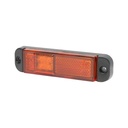 Lampa laterala LED galbena 130mm 12-24V