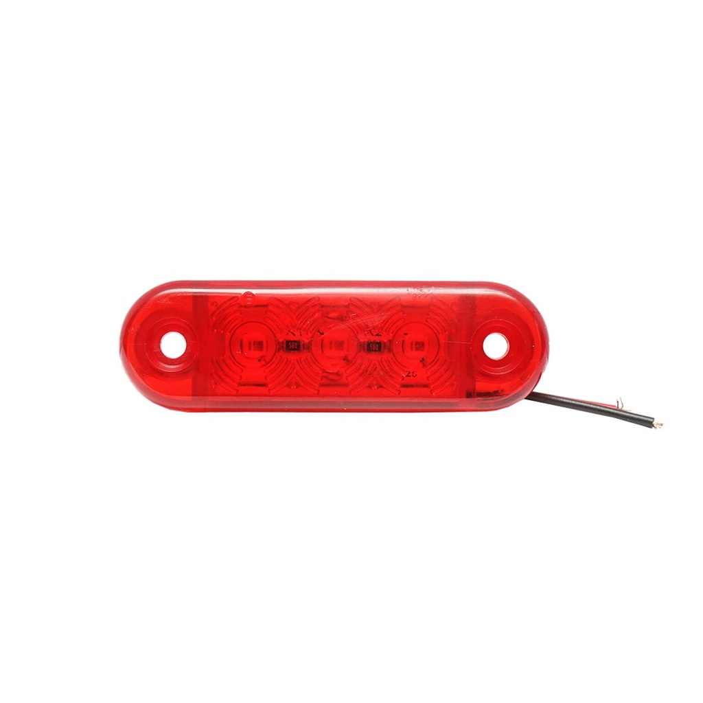 Lampa laterala LED rosie 12-24V FR0171