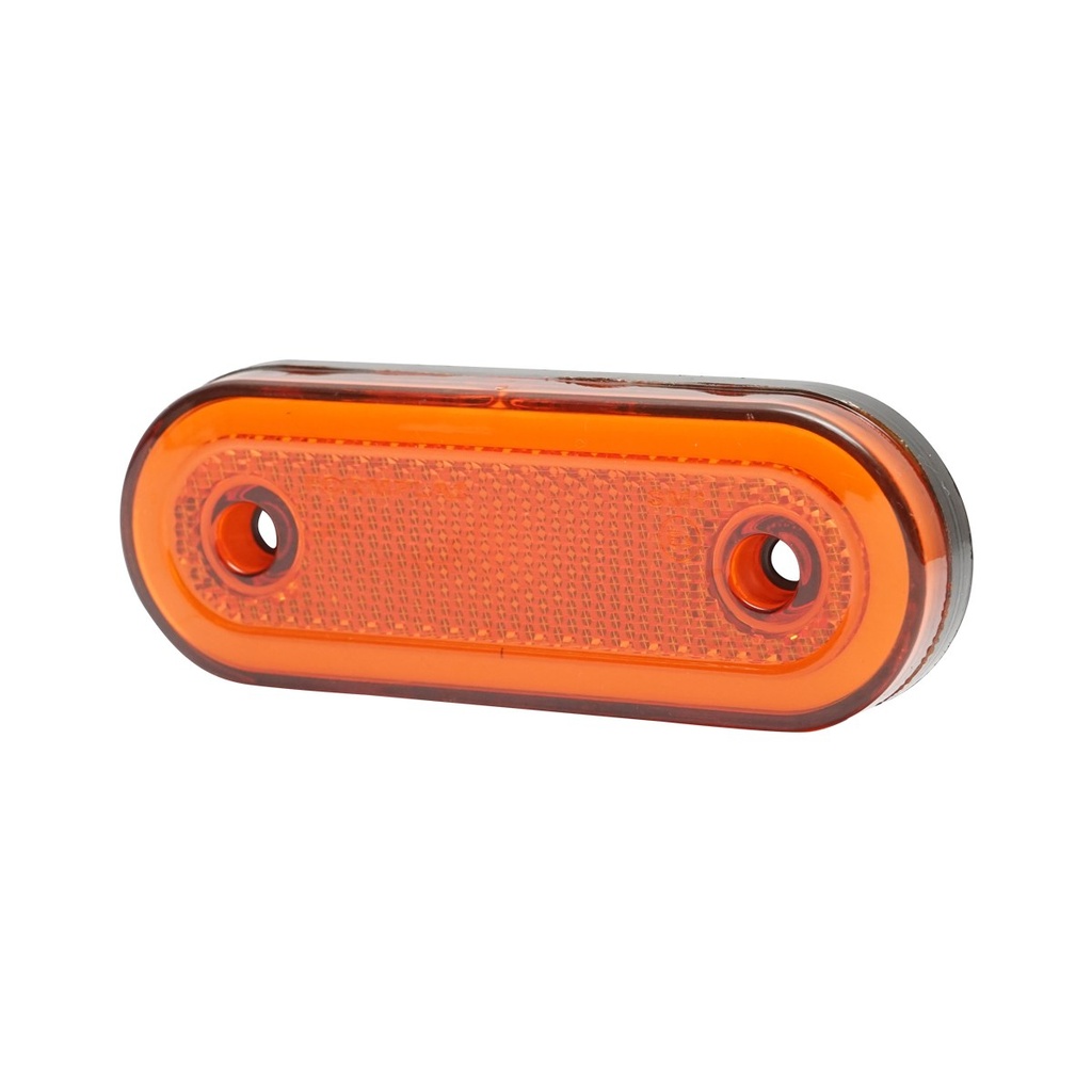 Lampa laterala LED galbena 118mm 12-24V