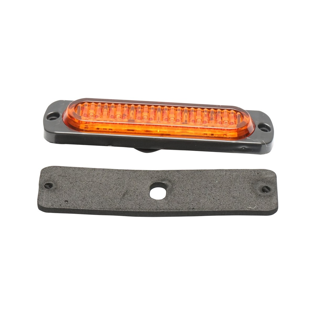 Lampa laterala stroboscopica LED galbena 113mm 12-24V FR2172Y