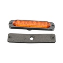 Lampa laterala stroboscopica LED galbena 113mm 12-24V FR2172Y