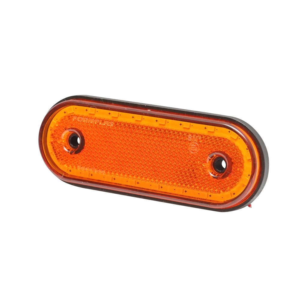 Lampa laterala LED galben 115mm 12-24V