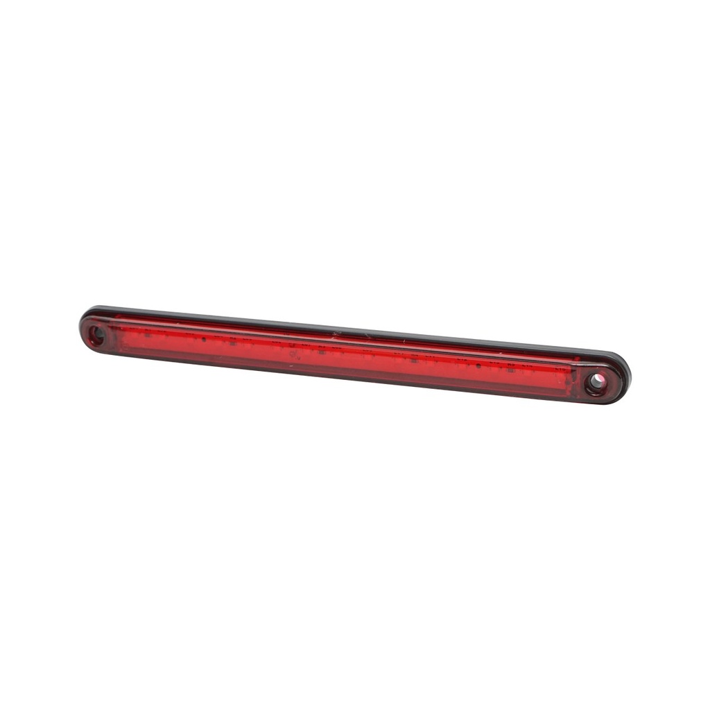 Lampa laterala led rosie 240mm 12-24V