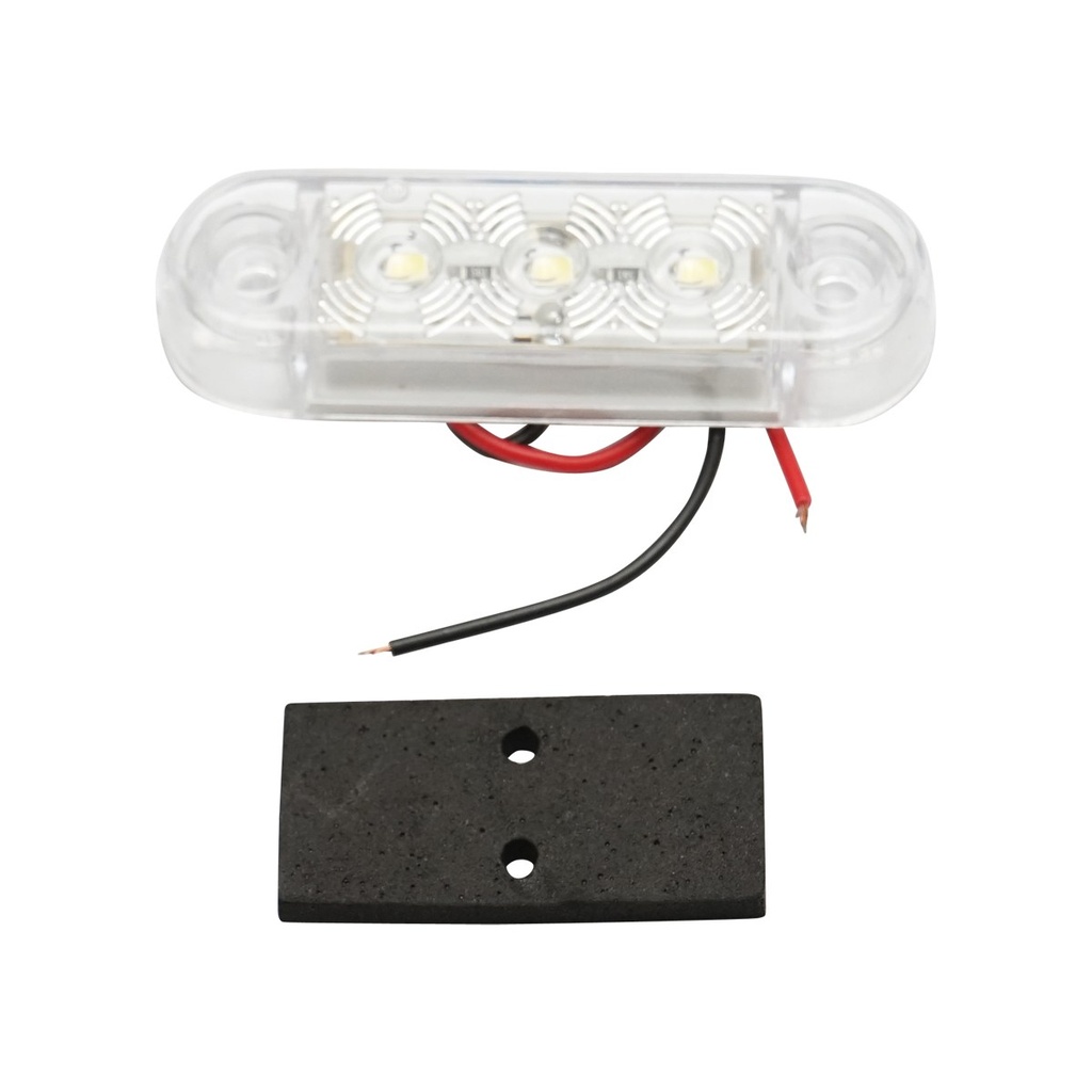 Lampa laterala LED alba 12-24V F0171