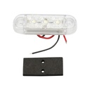 Lampa laterala LED alba 12-24V F0171