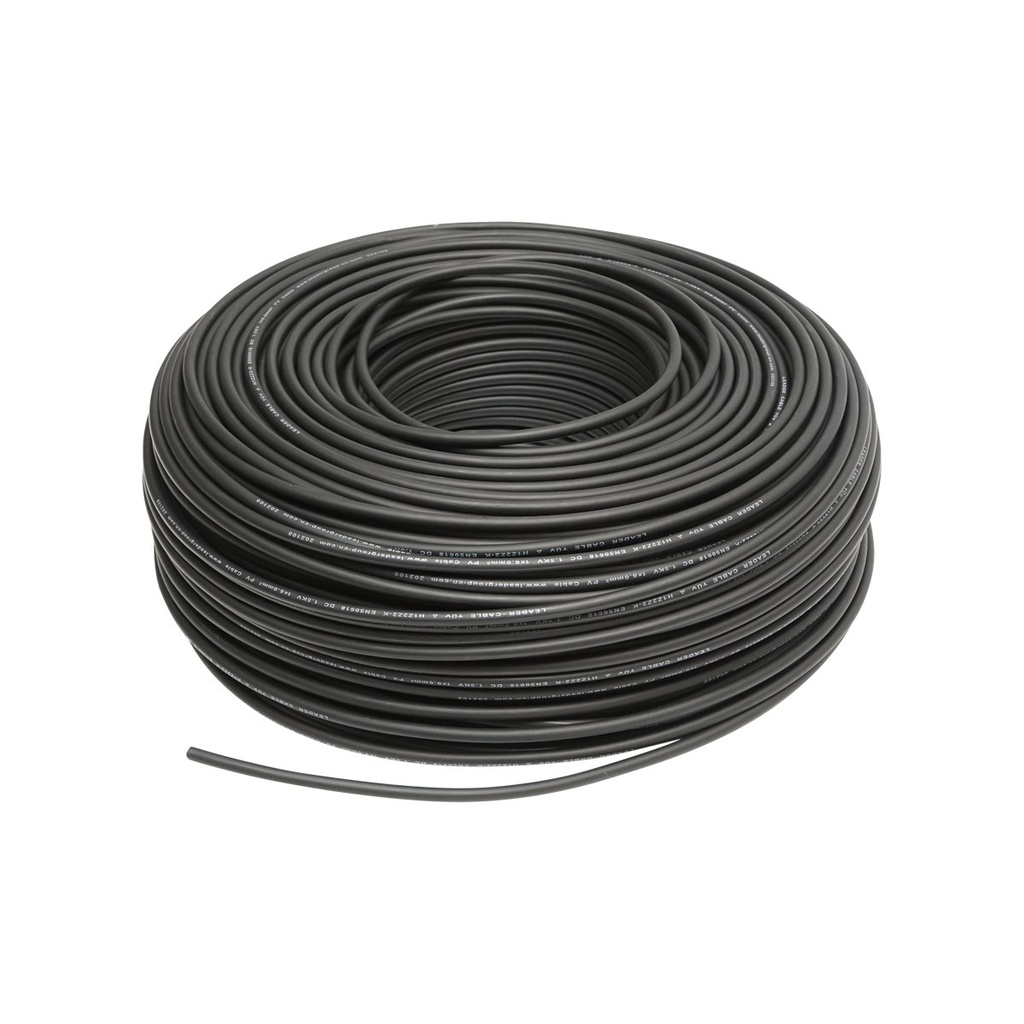 Rola cablu panou solar 6mmx200m negru 1.5KV, H1Z2Z2-K Leader
