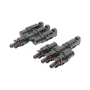 Set 2 conectori tip MC4-Y-3 1.5KV