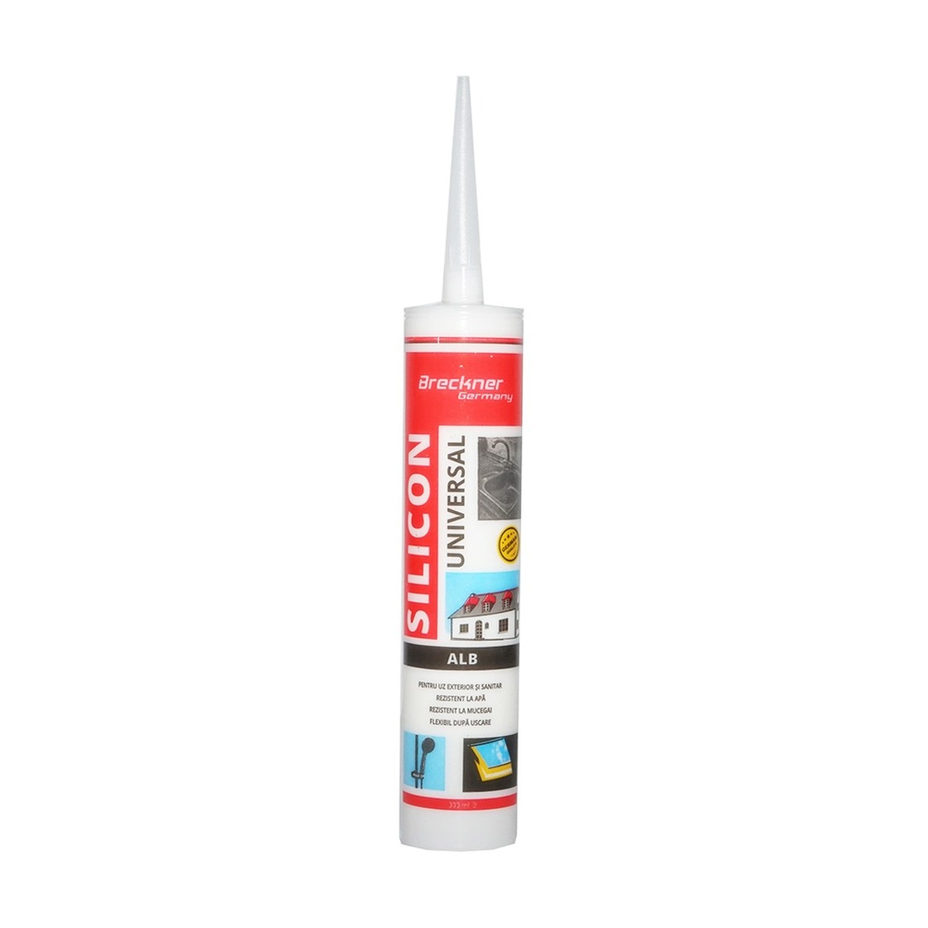 Silicon universal alb interior/exterior 300ml