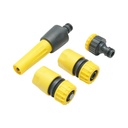 Duza stropit reglabila furtun gradina cu adaptor robinet 1/2-3/4 inch si conectori 1/2 inch Crownman