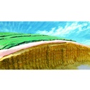 Plasa/prelata protectie pentru folie siloz verde 6x25m