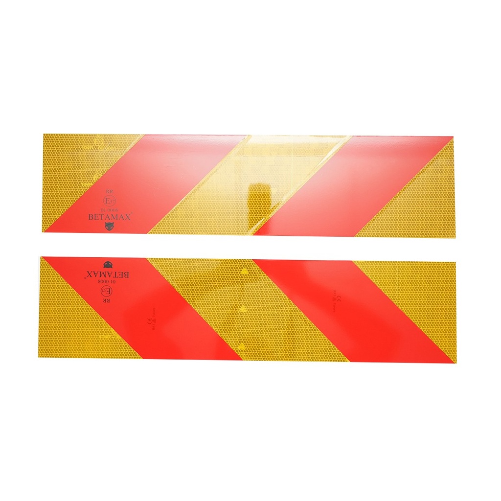 Set 2 placi reflectorizante hasurate cap tractor