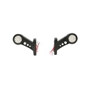 Set lampi laterale de gabarit cu LED 12-24V, rosu-alb, PVC elastic